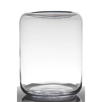 Skleněná váza EIKE, průhledná, 30cm, Ø23cm