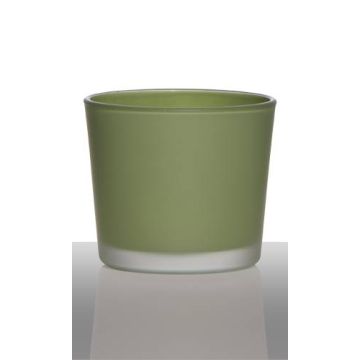 Maxi čajová konvice ALENA FROST, tráva zelená matná, 9cm, Ø10cm