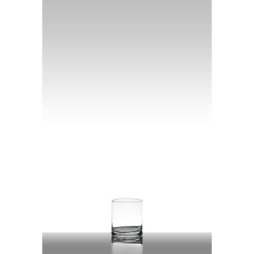Velká sklenice na čajovou svíčku SANYA EARTH, průhledná, 11cm, Ø9cm