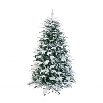 Plastový vánoční stromek ZÜRICH SPEED, zasněžený, 150cm, Ø110cm