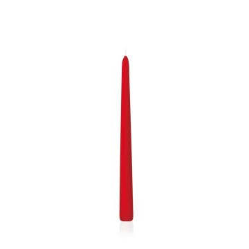 Špičatá svíčka PALINA, červená, 30cm, Ø2,5cm, 13h - Made in Germany