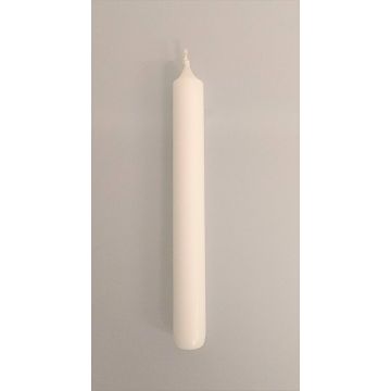 Lustrová svíčka CHARLOTTE, slonová kost, 18,5 cm, Ø 2,1 cm, 6,5 h - vyrobeno v Německu