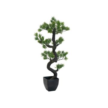 Umělá bonsaj podocarpus SERGIO, umělý kmen, dekorativní květináč, 95cm