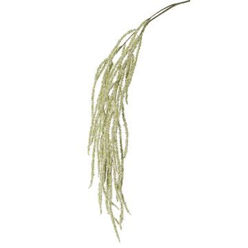 Umělá větev amarantu MARGARETE, květy, krémová, 105cm