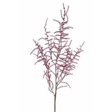 Umělá větev Asparagus acutifolius JOCHEN, tmavě červená, 130 cm
