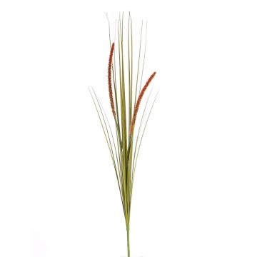Umělá liščí tráva JILL, tyčinka, laty, zeleno-červená, 90cm
