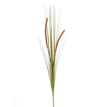 Umělá liščí tráva JILL, tyčinka, laty, zeleno-červená, 90cm