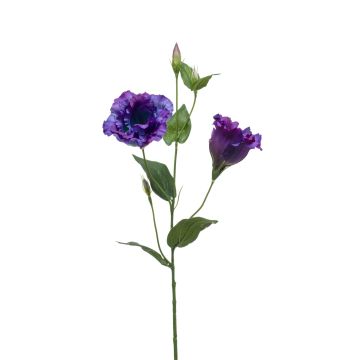 Umělá květina Lisianthus JENO, fialová, 60cm, Ø6-8cm