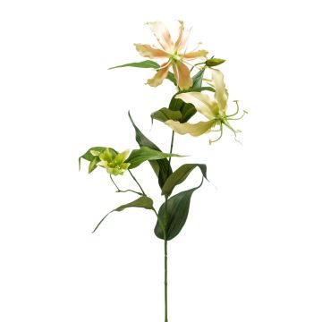 Umělá květinová koruna slávy CELESTE, žlutá, 75cm, Ø6-12cm