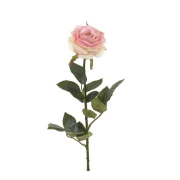 Umělá růže BRINA, růžová, 70cm, Ø9cm