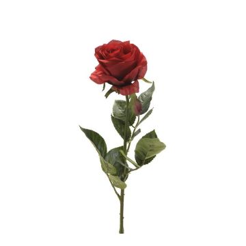 Umělá růžice BRINA, červená, 70cm, Ø9cm
