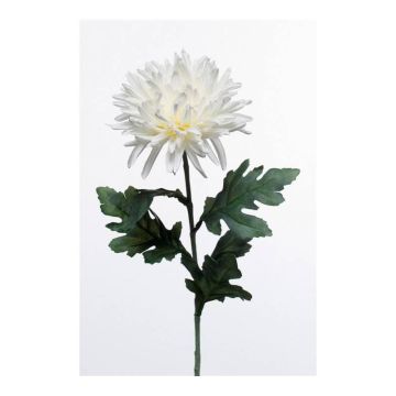 Umělá chryzantéma KAMPAL, bílá, 70cm