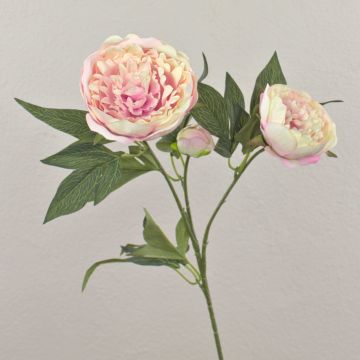 Umělá pivoňka MISTI, světle fialová, 70cm, Ø8-12cm