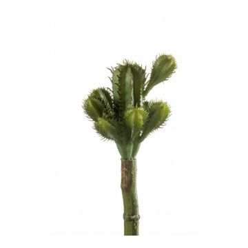 Umělý sloupovitý kaktus WESLEY na zápichu, zelený, 18cm, Ø8cm
