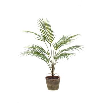 Umělá horská palma ALUVIAL v terakotové květináči, 85cm