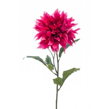 Umělá květina dahlia CINTHIA, růžová, 60cm, Ø16cm