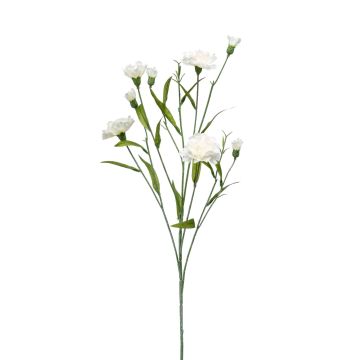 Umělý květinový karafiát KANO, krémový, 70cm
