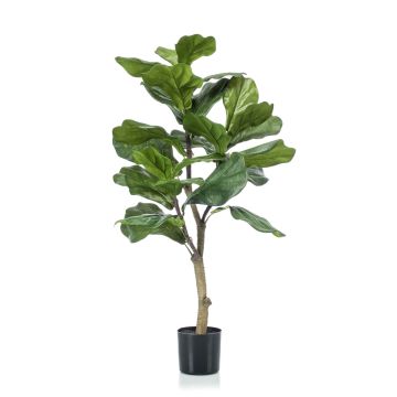 Umělý Ficus Lyrata EUSEBI, umělý stonek, zelený, 90cm