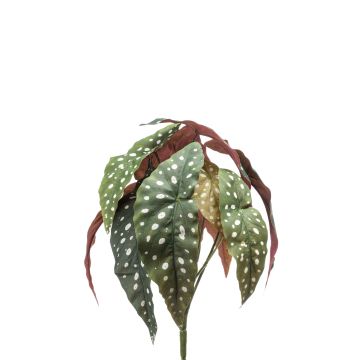 Umělý pstruh Begonia ELISEIA na tyči, zeleno-bílý, 30cm