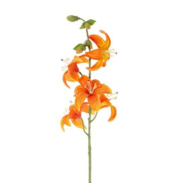 Umělá tygří lilie ASHANTI, oranžová, 65cm, Ø8cm