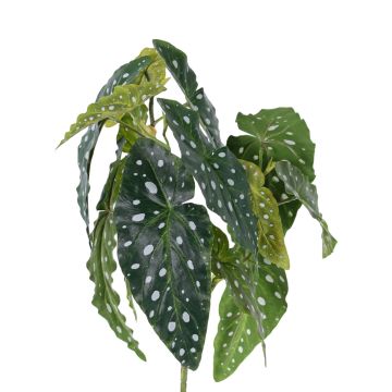 Umělý pstruh Begonia HANSE na tyči, zeleno-bílý, 40cm