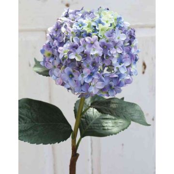 Umělá hortenzie EMILIE, modro-fialová, 60cm