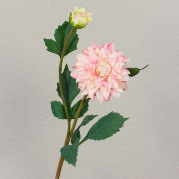 Textilní jiřinka PATRITZIA, růžová, 55cm, Ø4-9cm