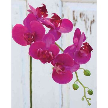 Umělá větvička orchideje Phalaenopsis OPHELIA, růžová, 80cm