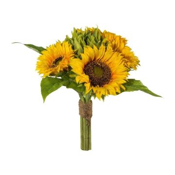 Kytice umělých slunečnic CARVO, žlutá, 35cm
