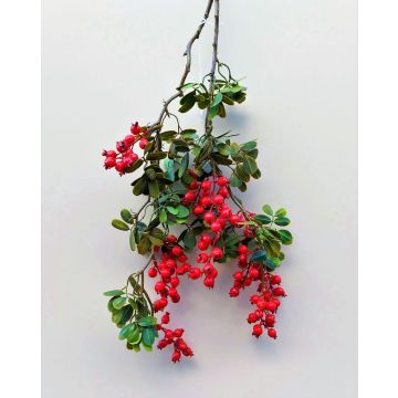 Plastová větvička jabloně WARUNA se šípky, červená, 85cm