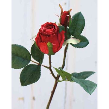 Umělá růže RENESMEE, červená, 45cm, Ø6cm