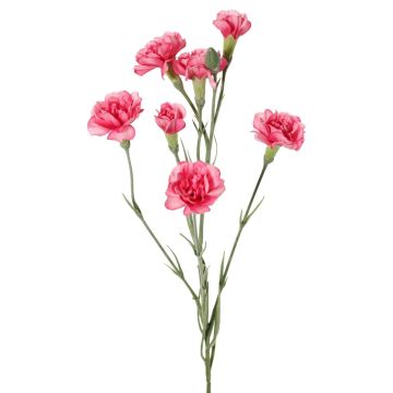 Umělá větev karafiátu PIARA, růžová, 60cm, Ø2-5cm