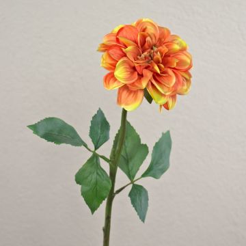 Umělá jiřina TINKALA, oranžová, 60cm, Ø11cm