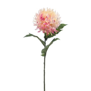 Umělá chryzantéma SAXLER, světle růžová, 55cm