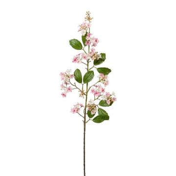 Dekorativní větev sněhová koule WANDYM, světle růžová, 85cm