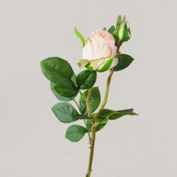 Umělá růže RENESMEE, světle růžová, 45cm, Ø6cm