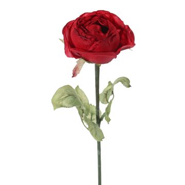 Umělá růže SOUSANNA, červená, 35cm, Ø8cm