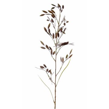 Umělá tráva samužník GENNA s klasy, hnědozelená, 100 cm