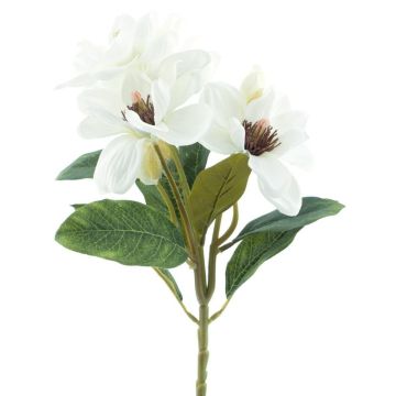Umělá větev magnólie DANSA, bílá, 35cm