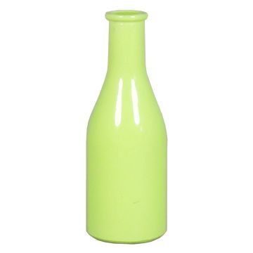 Dekorační láhev ANYA, sklo, světle zelená, 18cm, Ø6,5cm
