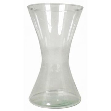 Skleněná váza LIZ OCEAN, čirá, 22cm, Ø12,5cm