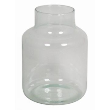 Skleněná stolní váza SIARA, čirá, 20cm, Ø15cm
