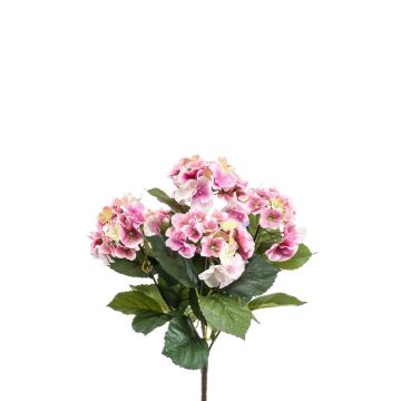 Umělá hortenzie JONE na zápichu, růžová, 40cm