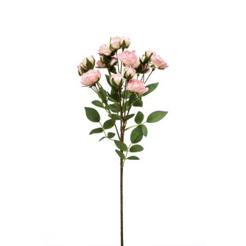 Umělá větvička růže TOSSA, růžová, 55cm