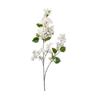 Umělá větev bugenvileje MONELS s květy, krémová, 115cm
