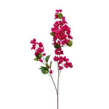 Umělá větev bugenvileje MONELS s květy, růžová, 115cm