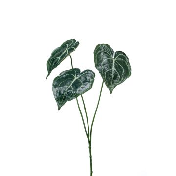 Umělé listy Anthurium DEIKA na tyči, zelené, 60cm