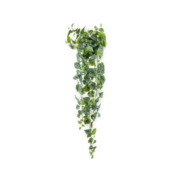 Plastový hrotový květ ALANGE na špejli, zeleno-bílý, 120cm
