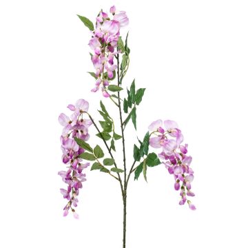Umělá větev vistárie ONORATO s květy, fialová, 70cm