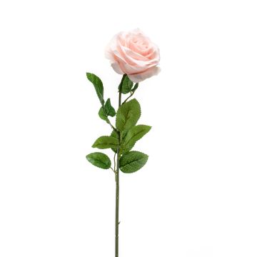 Umělá květina růže PEZOS, světle růžová, 60cm, Ø10cm
